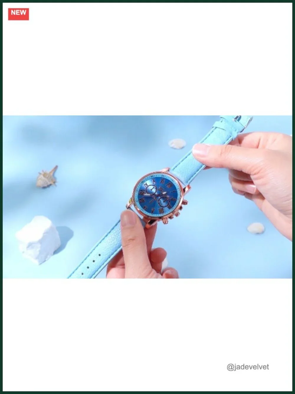 10 PCS Assorted Unisex Quartz PU Leather Roman Numeral Watch Set